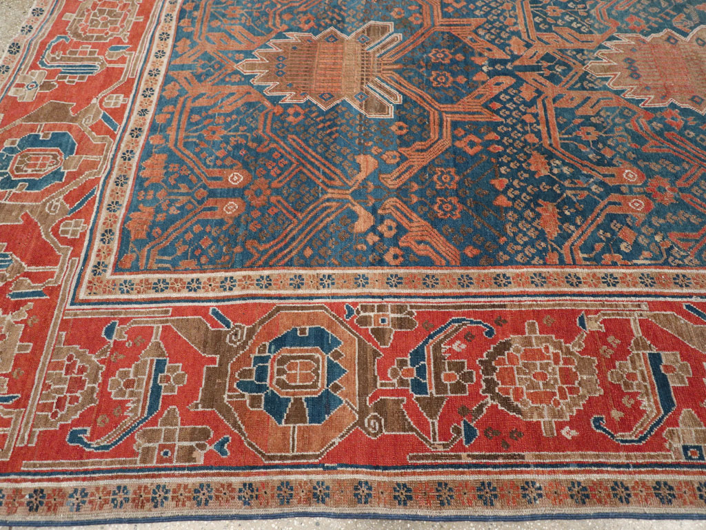 Antique Persian Bakshaish Room Size Carpet, No.30903 - Gsblank