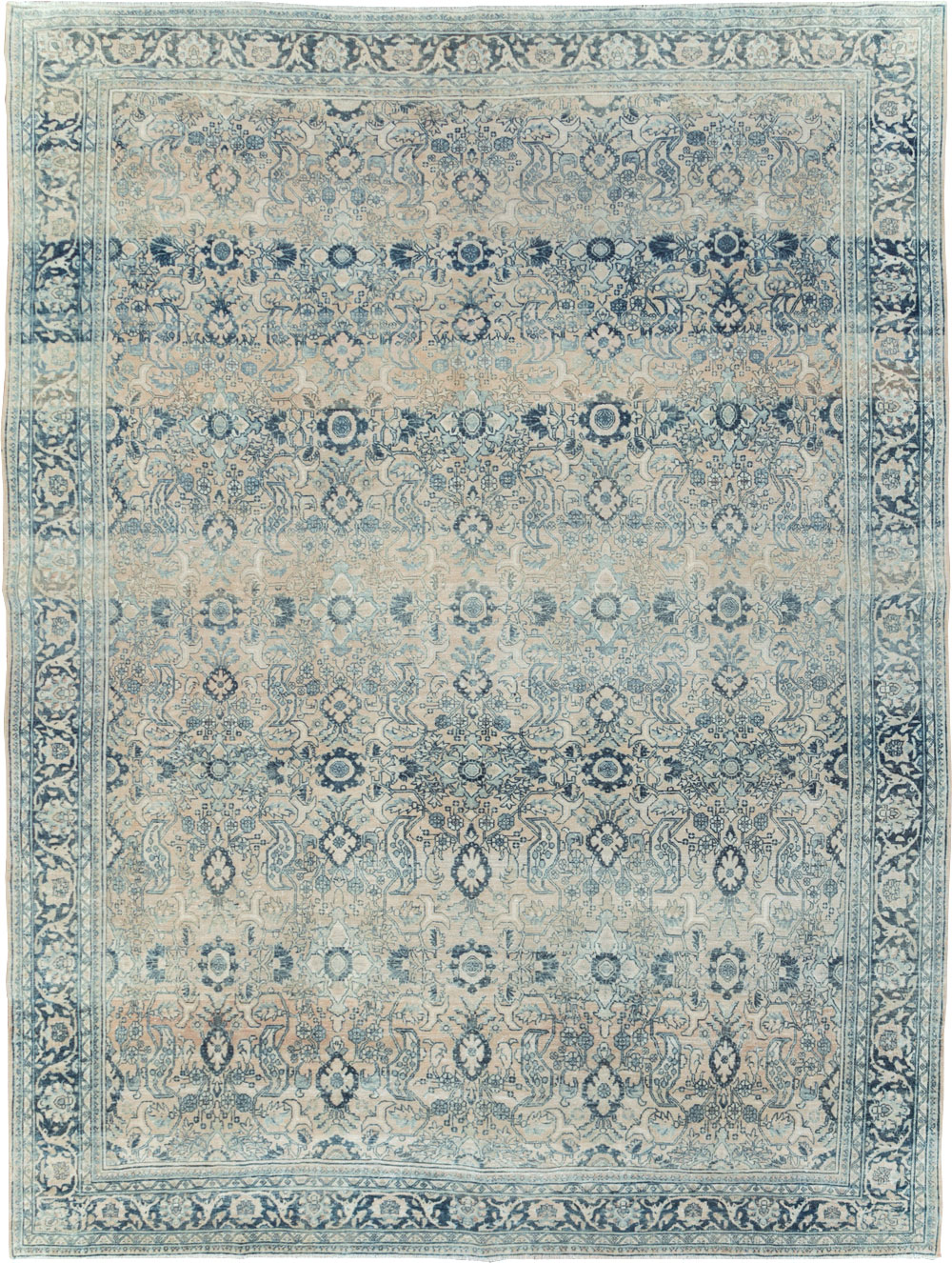 Vintage Persian Bidjar Room Size Carpet, No.30905 - Gsblank
