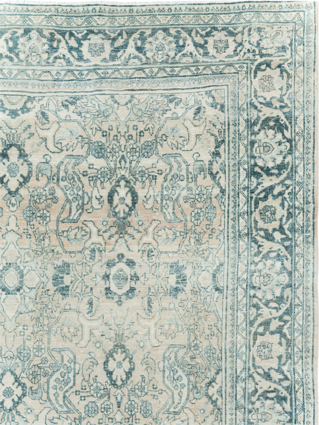 Vintage Persian Bidjar Room Size Carpet, No.30905 - Gsblank