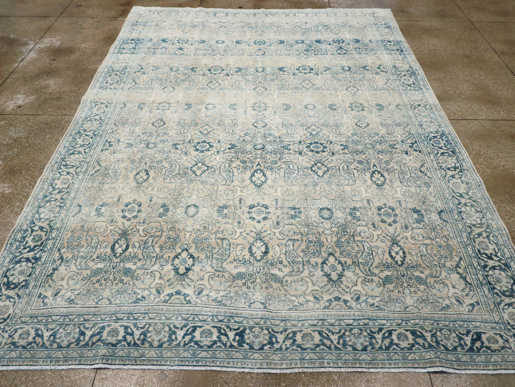 Vintage Persian Bidjar Room Size Carpet, No.30905 - Gsblank