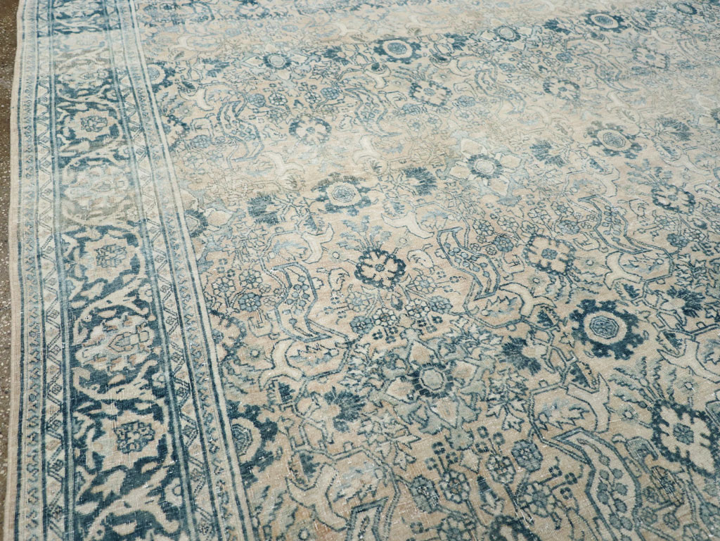 Vintage Persian Bidjar Room Size Carpet, No.30905 - Gsblank