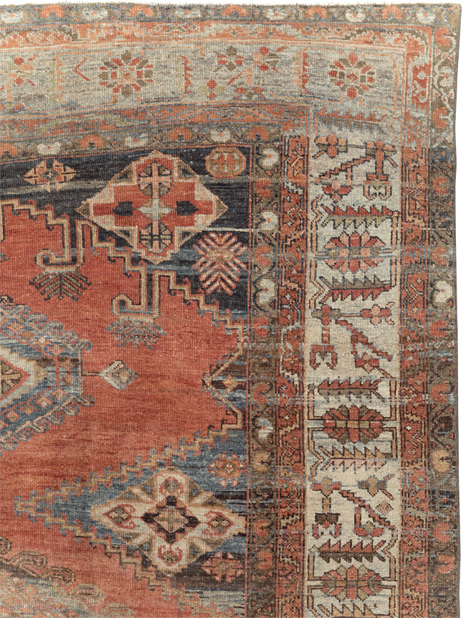 Antique Persian Veece Room Size Carpet, No.30906 - Gsblank