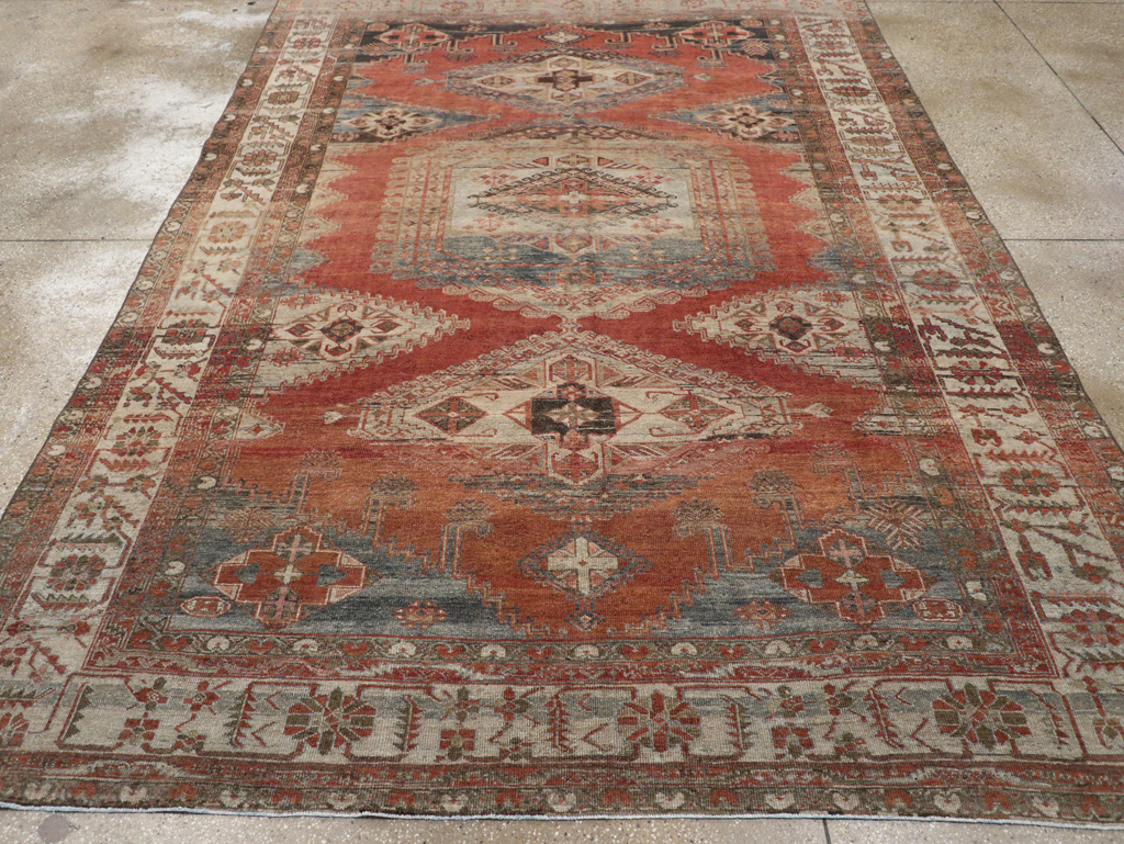 Antique Persian Veece Room Size Carpet, No.30906 - Gsblank