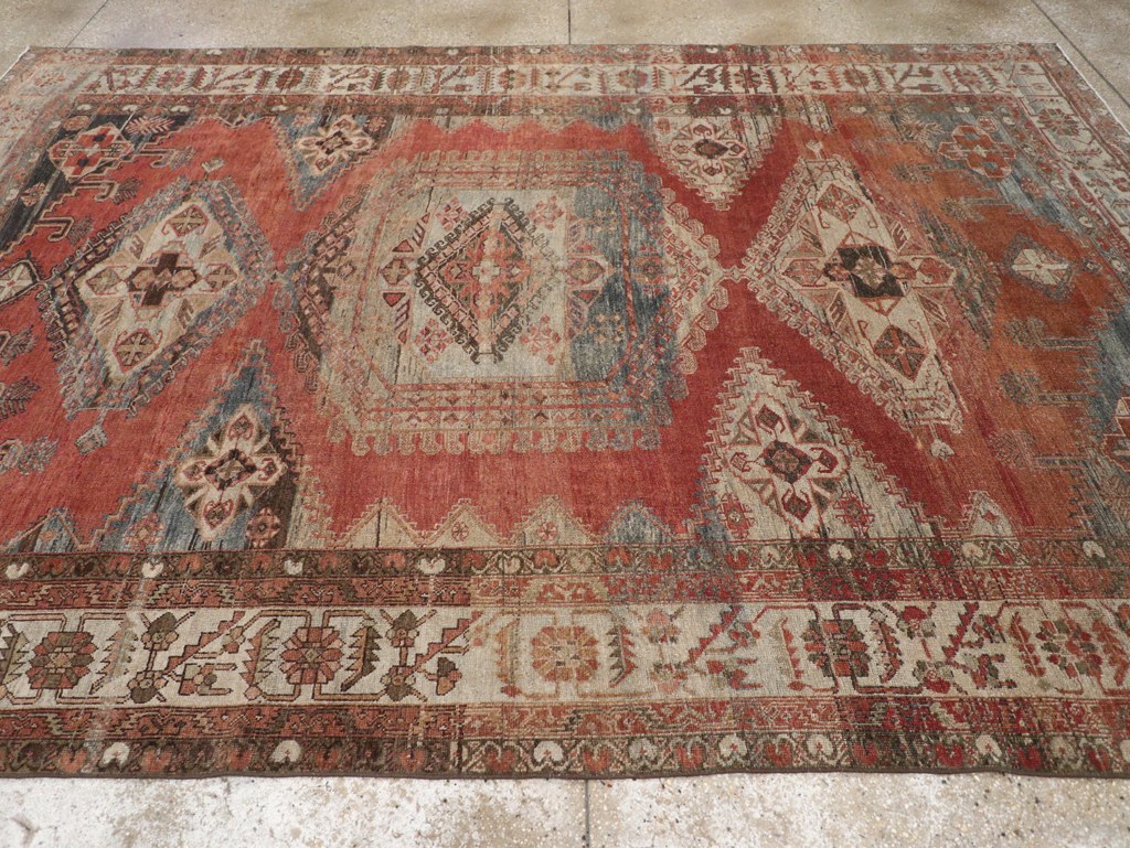 Antique Persian Veece Room Size Carpet, No.30906 - Gsblank