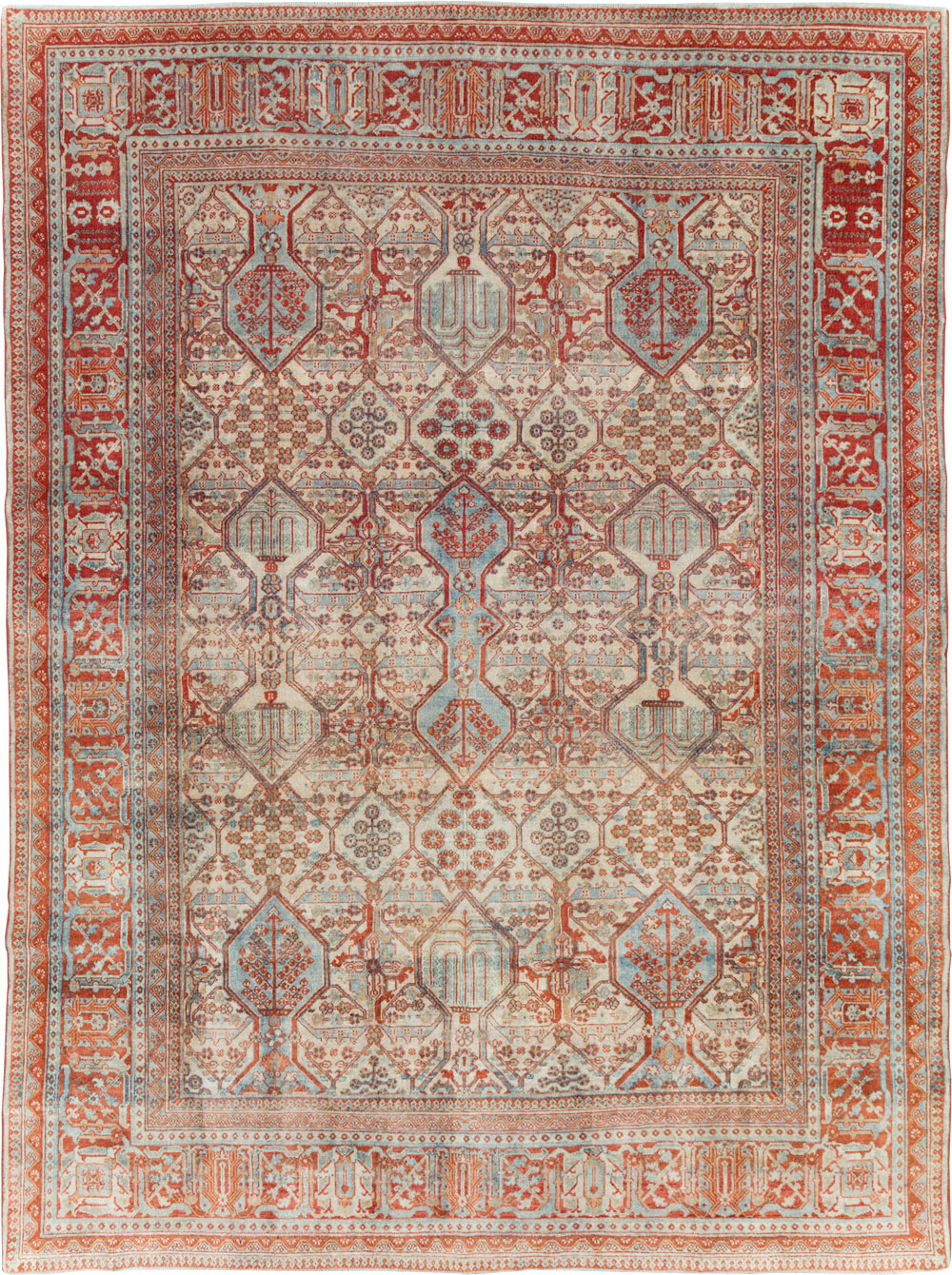 Vintage Persian Joshegan Room Size Carpet, No.30910 - Gsblank