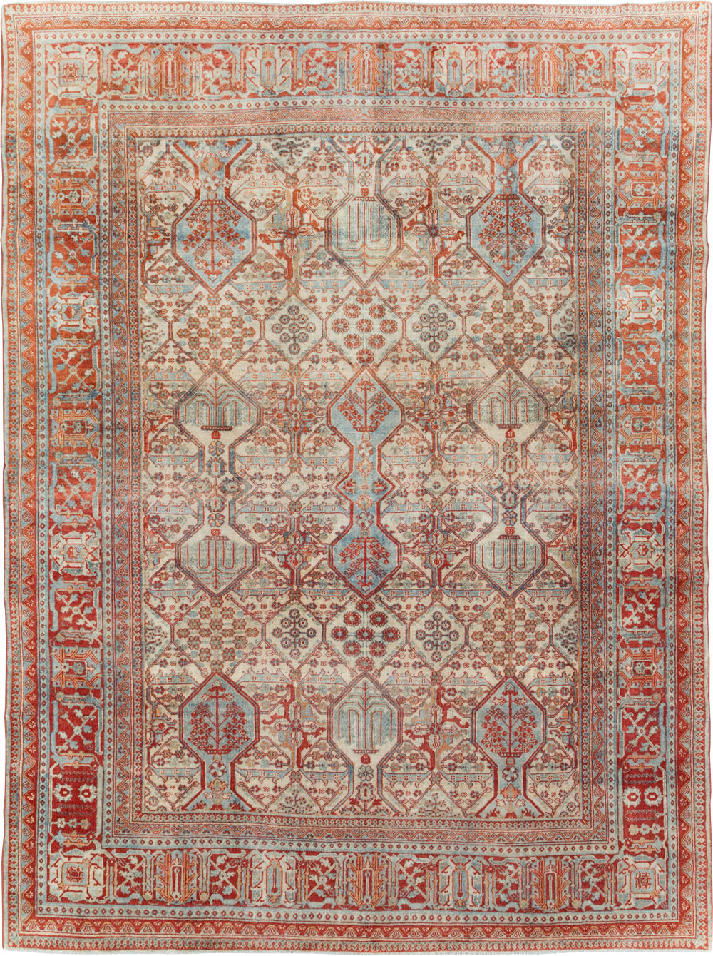 Vintage Persian Joshegan Room Size Carpet, No.30910 - Gsblank