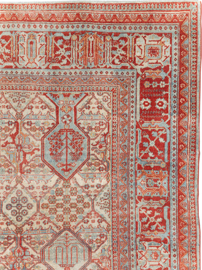 Vintage Persian Joshegan Room Size Carpet, No.30910 - Gsblank