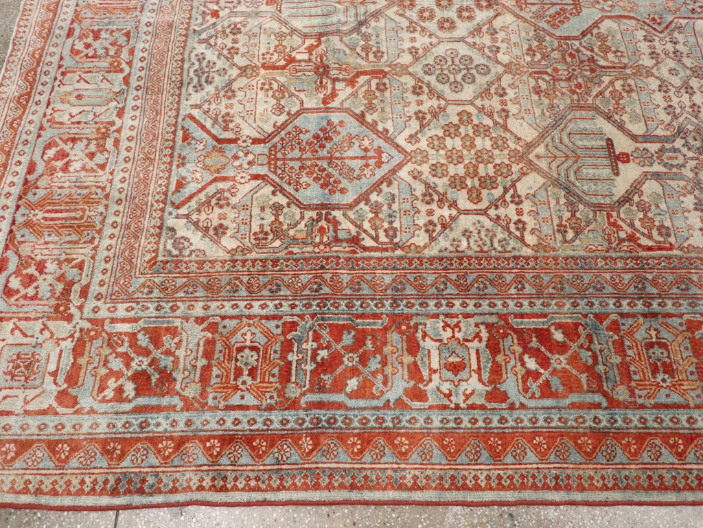 Vintage Persian Joshegan Room Size Carpet, No.30910 - Gsblank