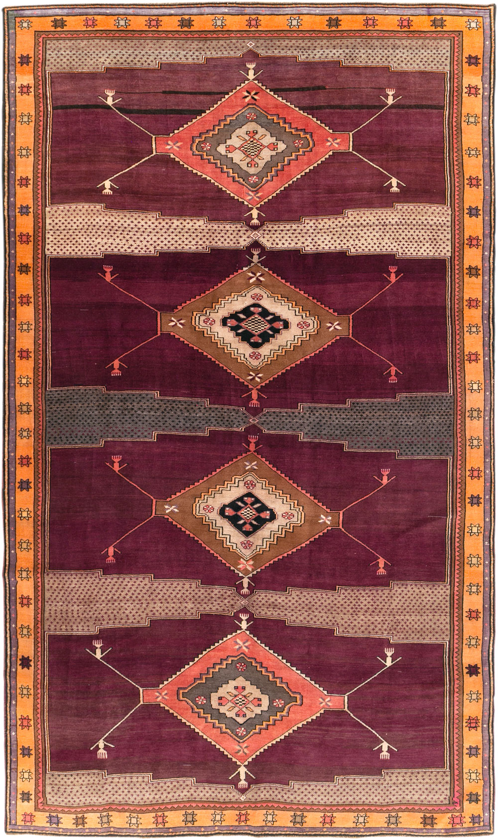 Vintage Turkish Anatolian Carpet, No.30917 - Gsblank