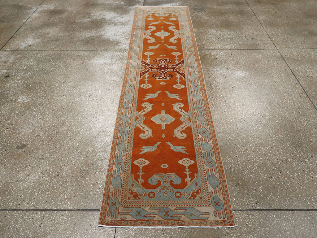 Vintage Indian Khotan Runner, No.30918 - Gsblank