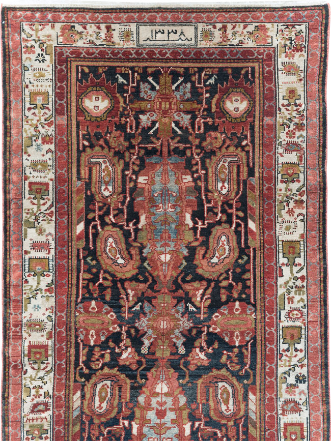 Vintage Persian Malayer Runner, No.30923 - Gsblank