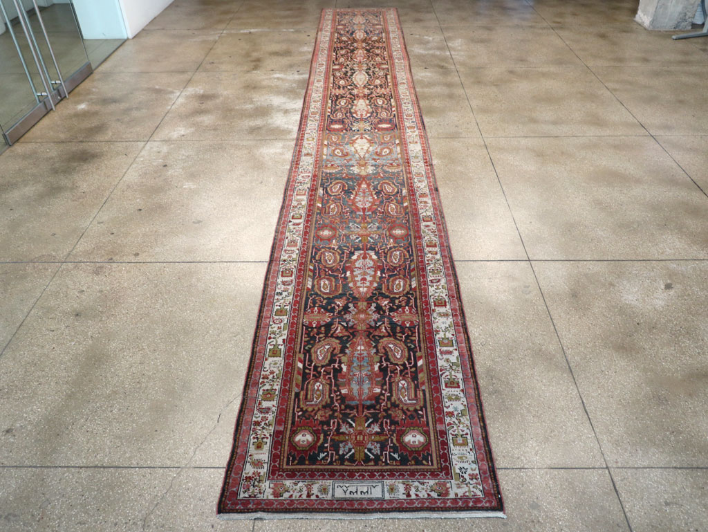 Vintage Persian Malayer Runner, No.30923 - Gsblank