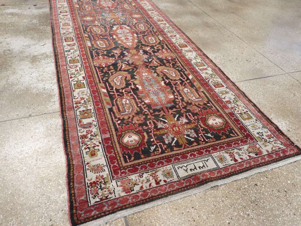Vintage Persian Malayer Runner, No.30923 - Gsblank