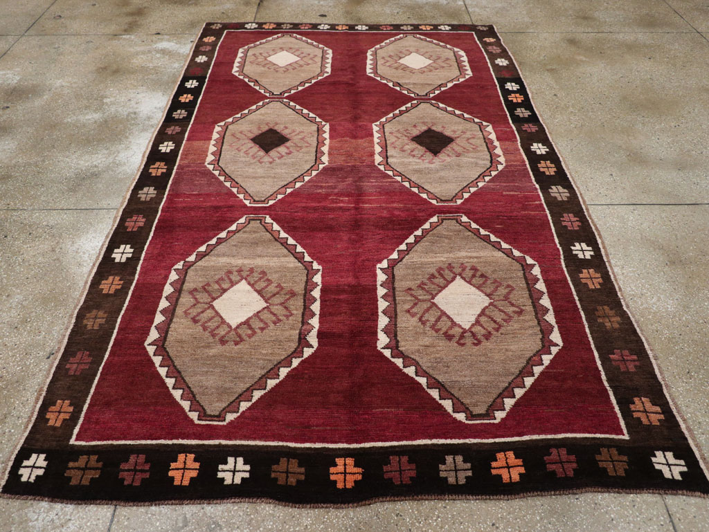 Vintage Turkish Anatolian Accent Carpet, No.30937 - Gsblank