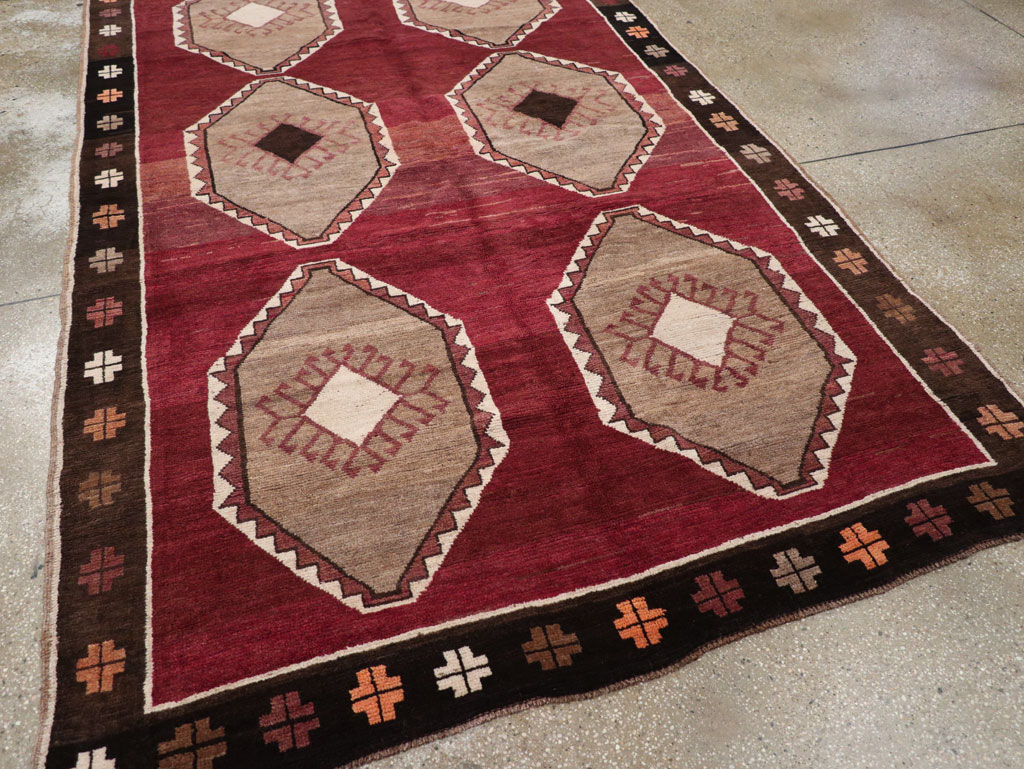 Vintage Turkish Anatolian Accent Carpet, No.30937 - Gsblank