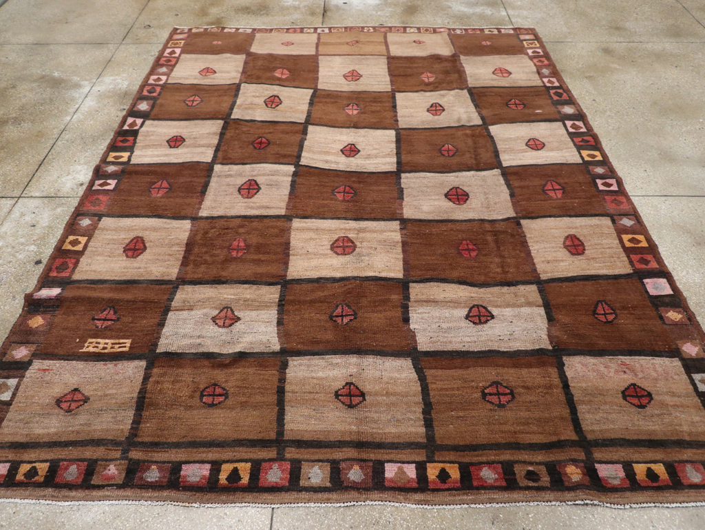 Vintage Turkish Anatolian Tribal Room Size Carpet, No.30938 - Gsblank