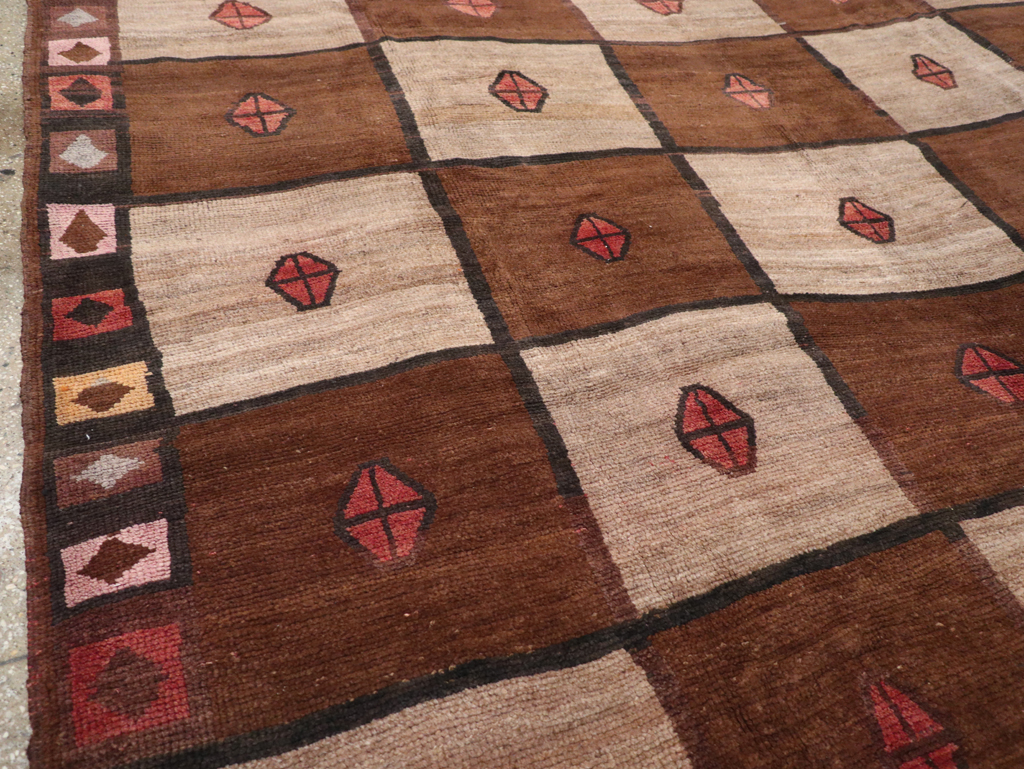 Vintage Turkish Anatolian Tribal Room Size Carpet, No.30938 - Gsblank