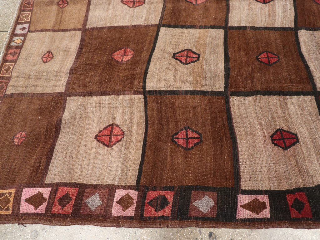 Vintage Turkish Anatolian Tribal Room Size Carpet, No.30938 - Gsblank
