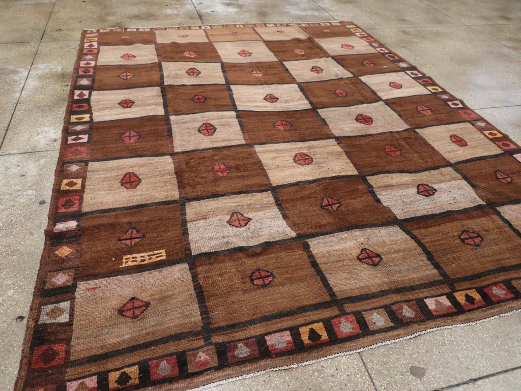 Vintage Turkish Anatolian Tribal Room Size Carpet, No.30938 - Gsblank