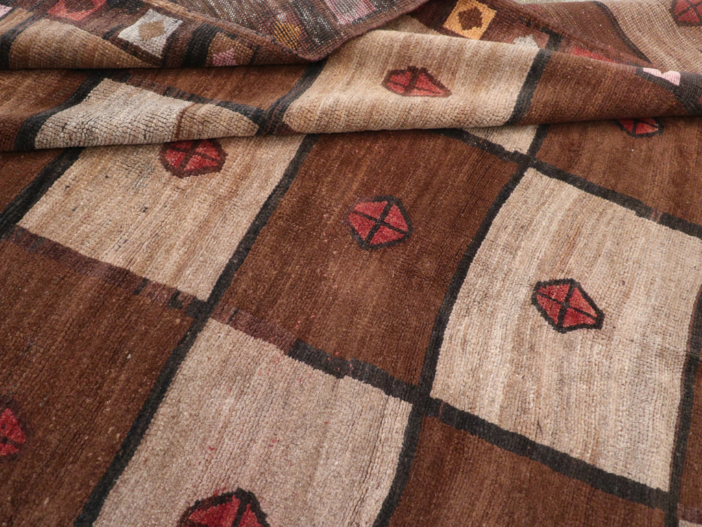 Vintage Turkish Anatolian Tribal Room Size Carpet, No.30938 - Gsblank