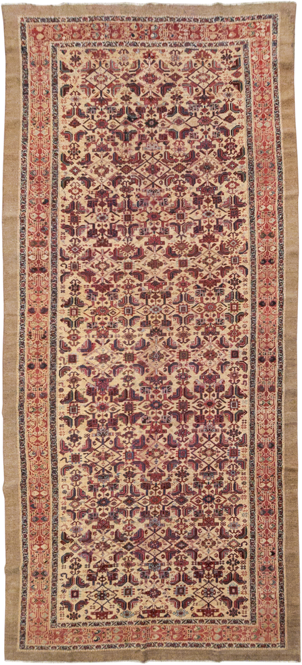 Antique Persian Malayer Gallery Carpet, No.30939 - Gsblank