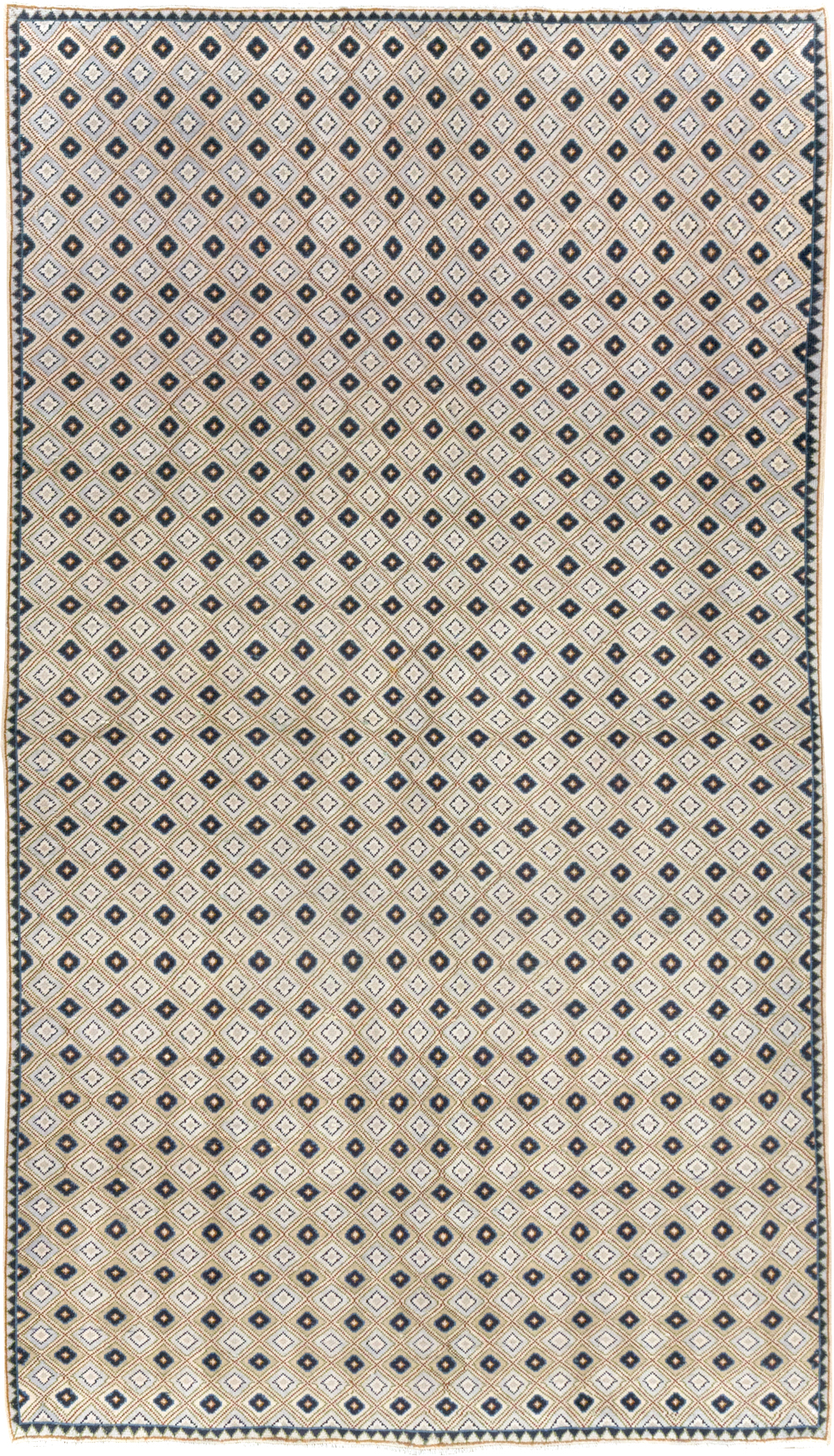 Vintage Persian Kashan Accent Rug (Pair: 1 of 2), No.30945 - Gsblank