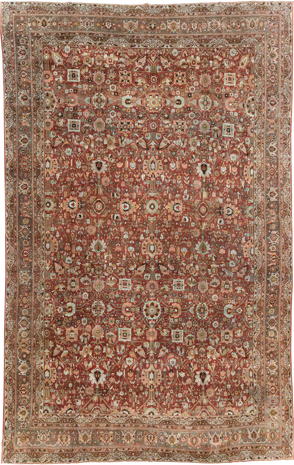 Antique Persian Bidjar Large Carpet, No.30953 - Gsblank