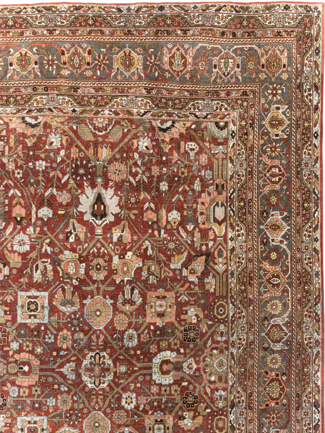 Antique Persian Bidjar Large Carpet, No.30953 - Gsblank