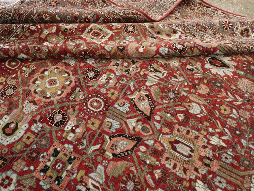 Antique Persian Bidjar Large Carpet, No.30953 - Gsblank