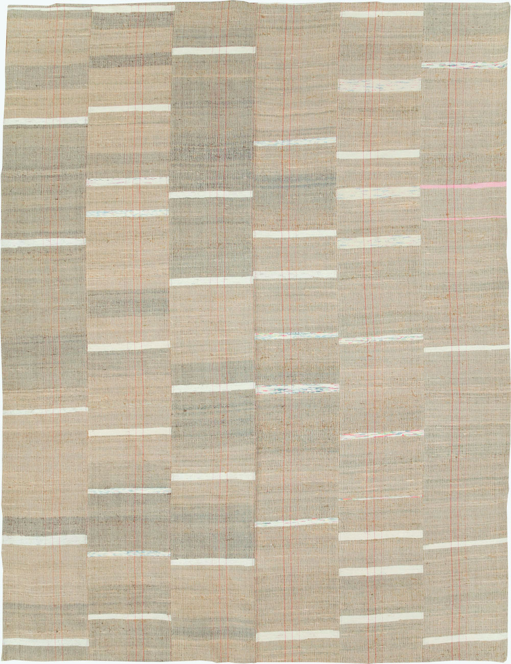 Contemporary Turkish Flatweave Kilim Room Size Carpet, No.30962 - Gsblank