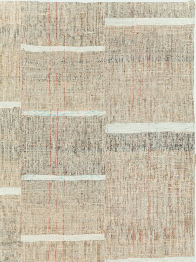 Contemporary Turkish Flatweave Kilim Room Size Carpet, No.30962 - Gsblank