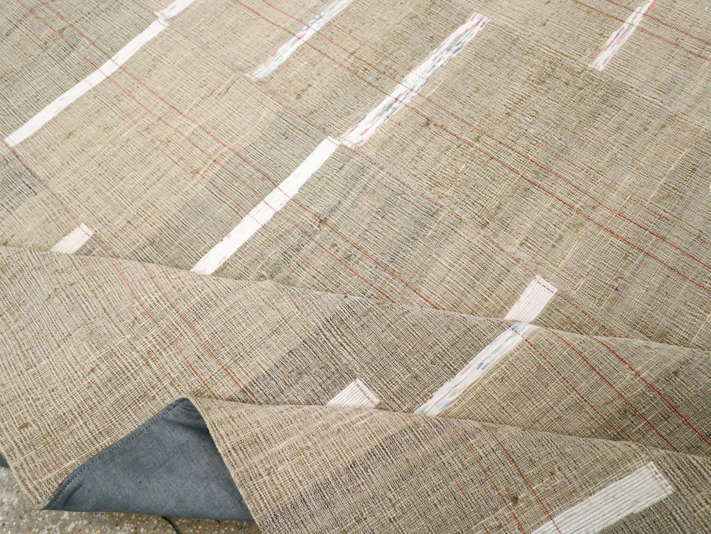 Contemporary Turkish Flatweave Kilim Room Size Carpet, No.30962 - Gsblank