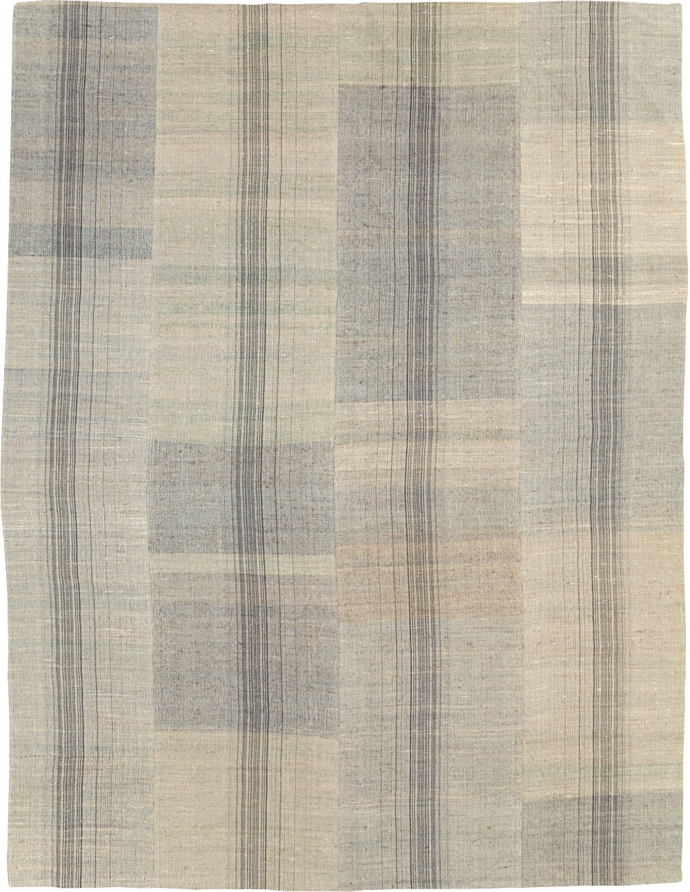 Vintage Turkish Flatweave Kilim Room Size Carpet, No.30963 - Gsblank
