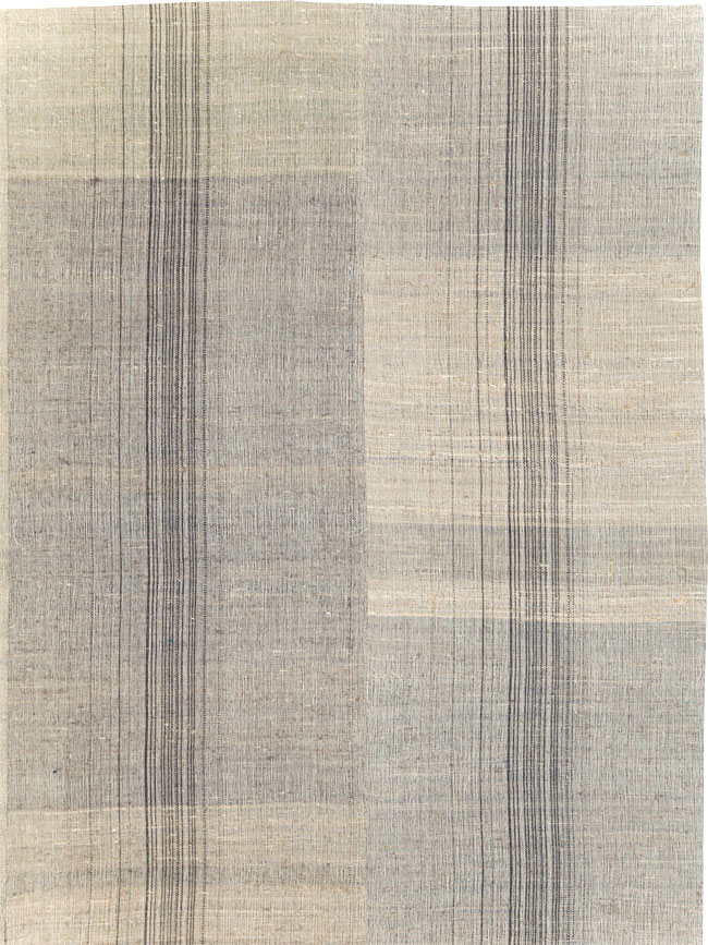 Vintage Turkish Flatweave Kilim Room Size Carpet, No.30963 - Gsblank