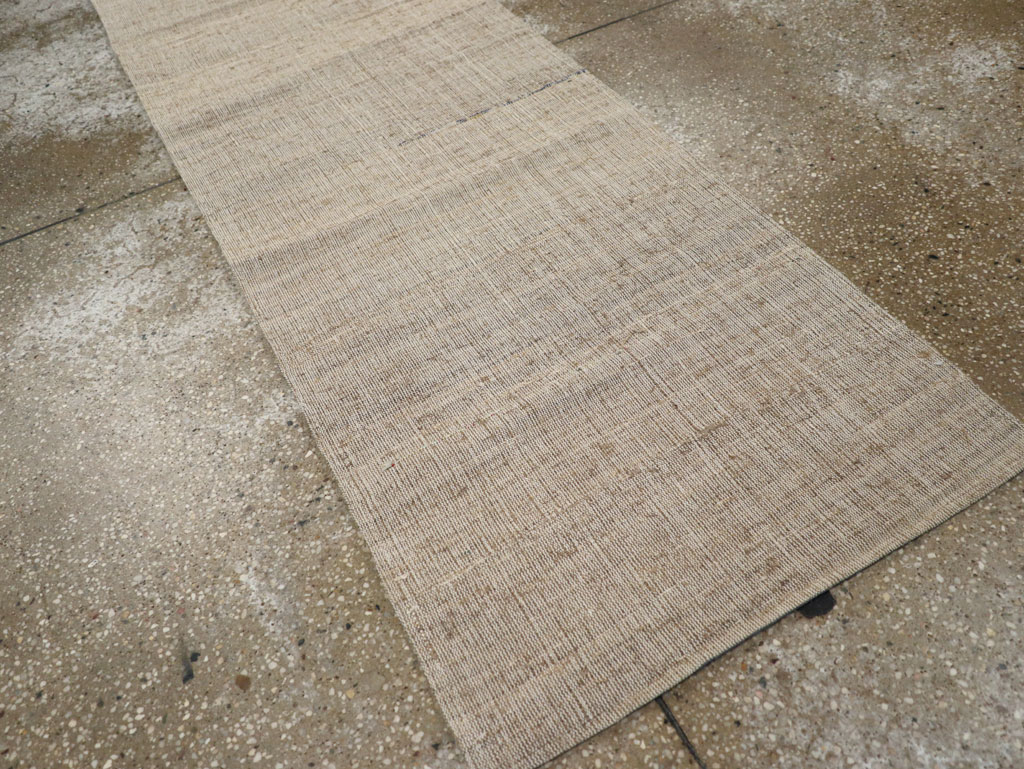 Vintage Turkish Flatweave Kilim Long Runner, No.30964 - Gsblank