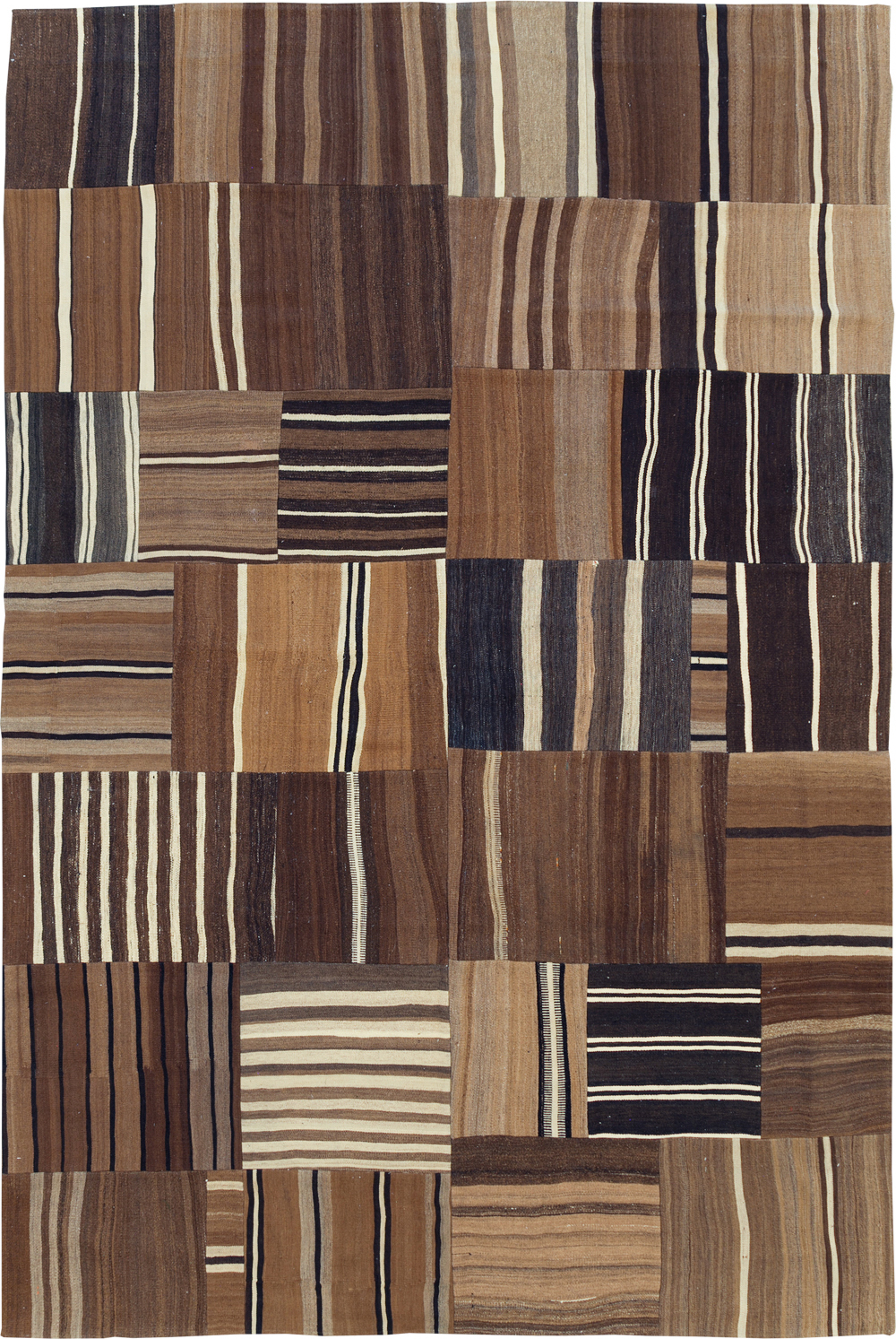 Modern Turkish Patchwork Flatweave Kilim, No.30970 - Gsblank