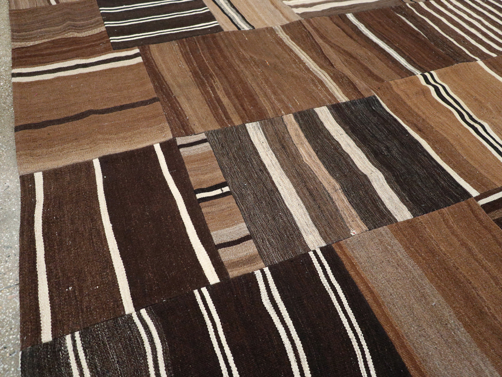 Modern Turkish Patchwork Flatweave Kilim, No.30970 - Gsblank