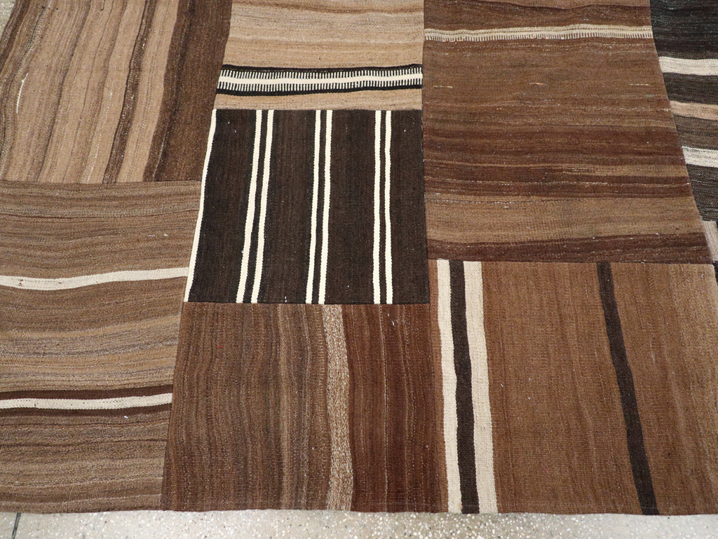 Modern Turkish Patchwork Flatweave Kilim, No.30970 - Gsblank