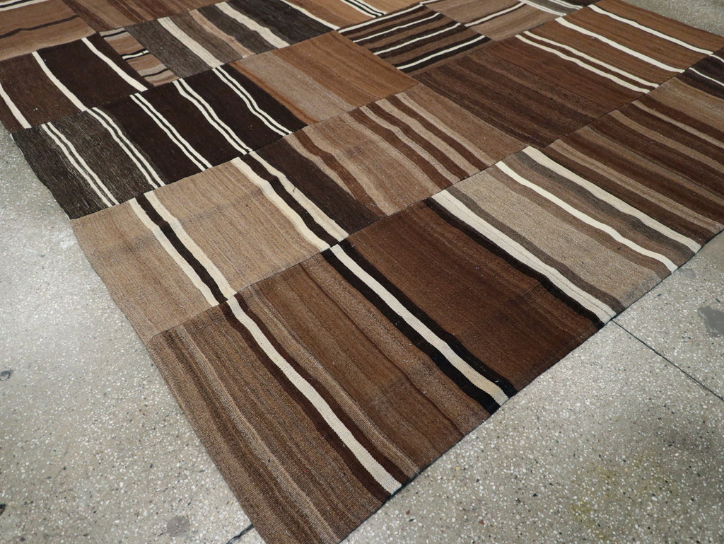 Modern Turkish Patchwork Flatweave Kilim, No.30970 - Gsblank