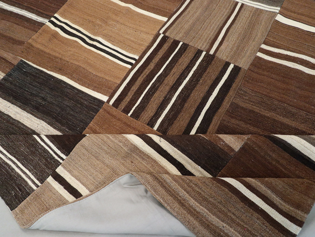 Modern Turkish Patchwork Flatweave Kilim, No.30970 - Gsblank