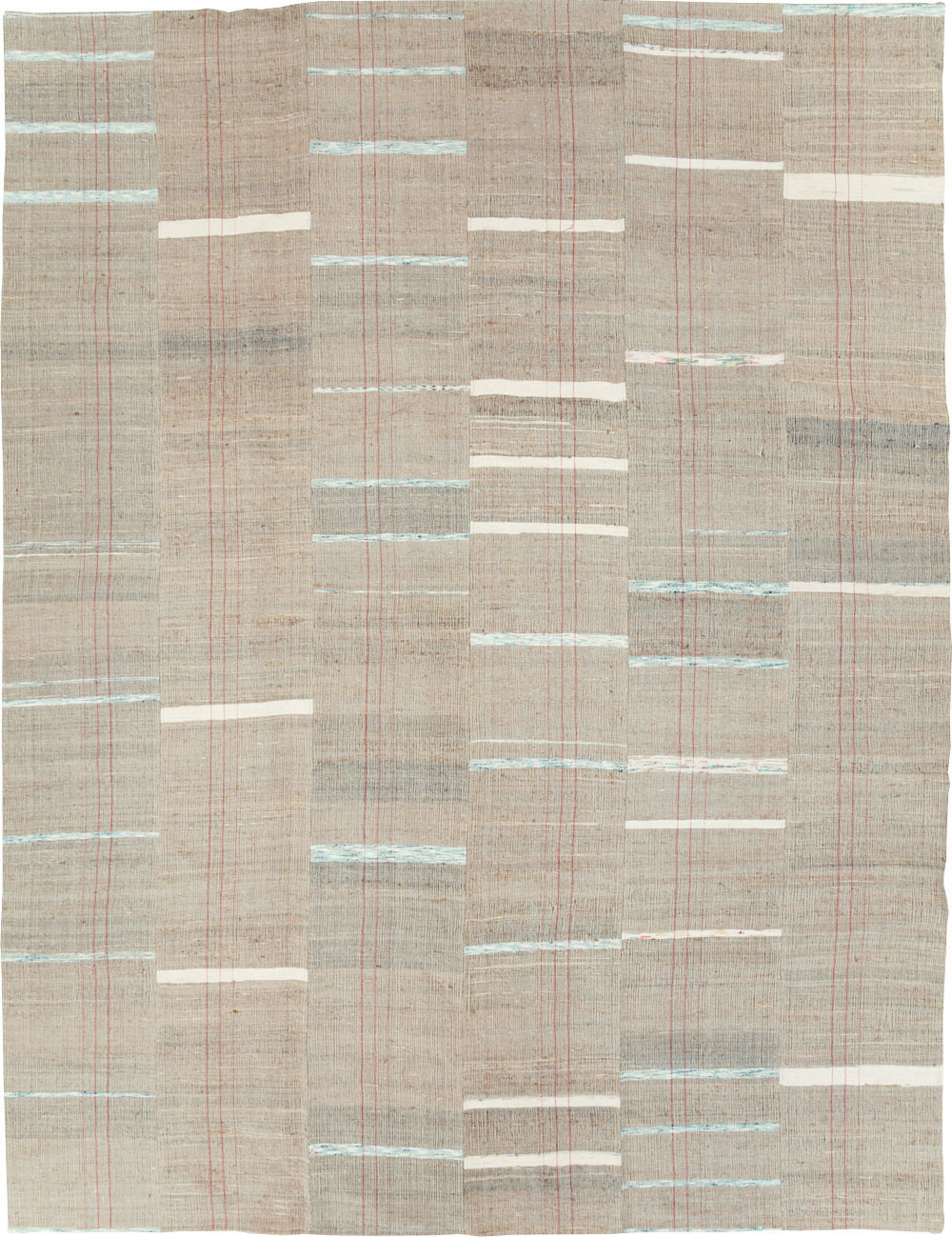Contemporary Turkish Flatweave Kilim Room Size Carpet, No.30974 - Gsblank