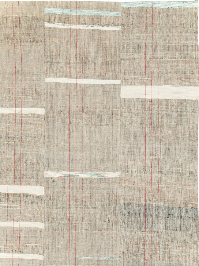 Contemporary Turkish Flatweave Kilim Room Size Carpet, No.30974 - Gsblank