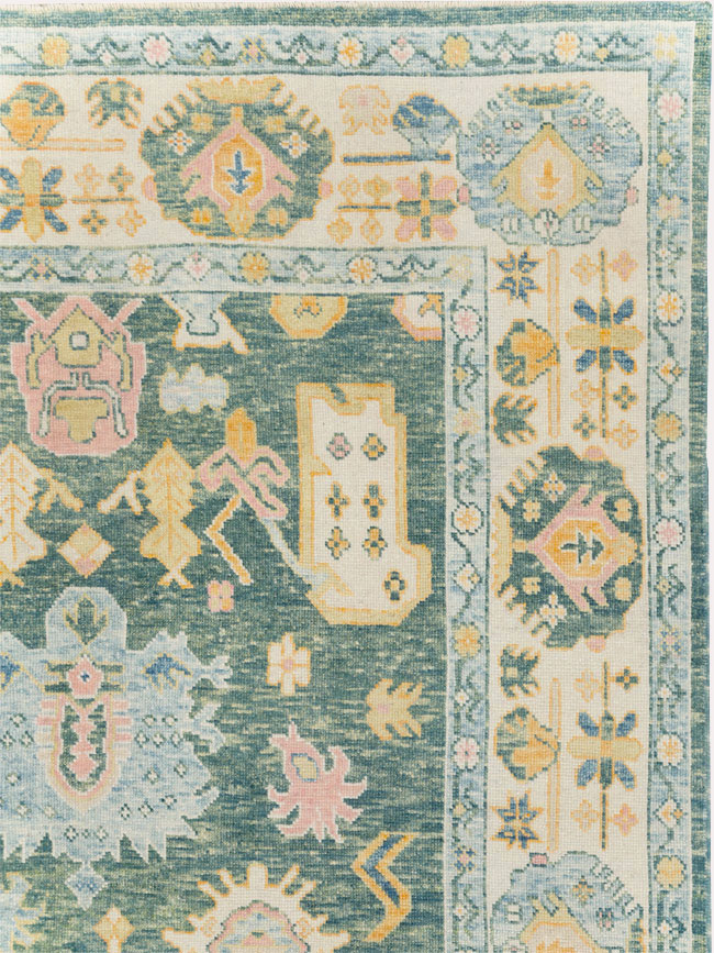 Modern Turkish Oushak, No.30980 - Gsblank