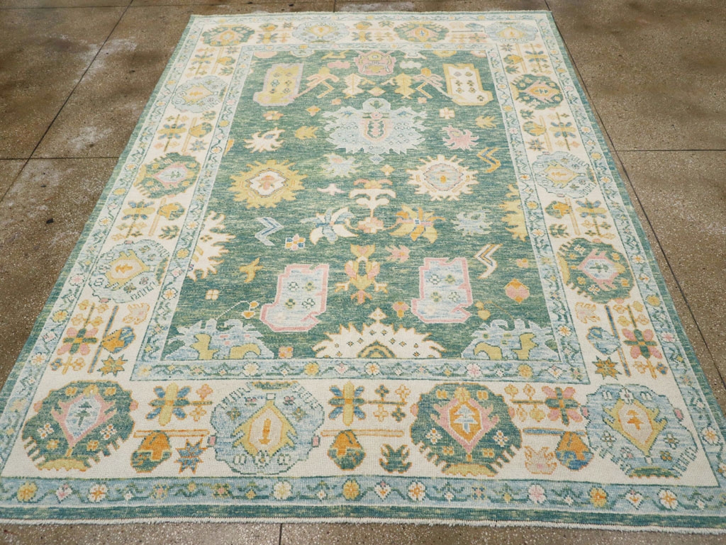 Modern Turkish Oushak, No.30980 - Gsblank