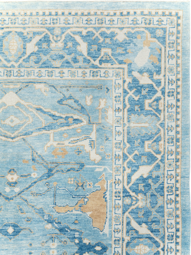 Modern Turkish Oushak Carpet, No.30983 - Gsblank
