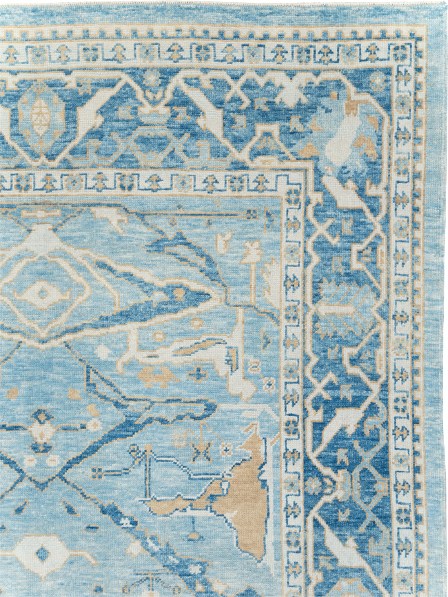 Modern Turkish Oushak Carpet, No.30983 - Gsblank
