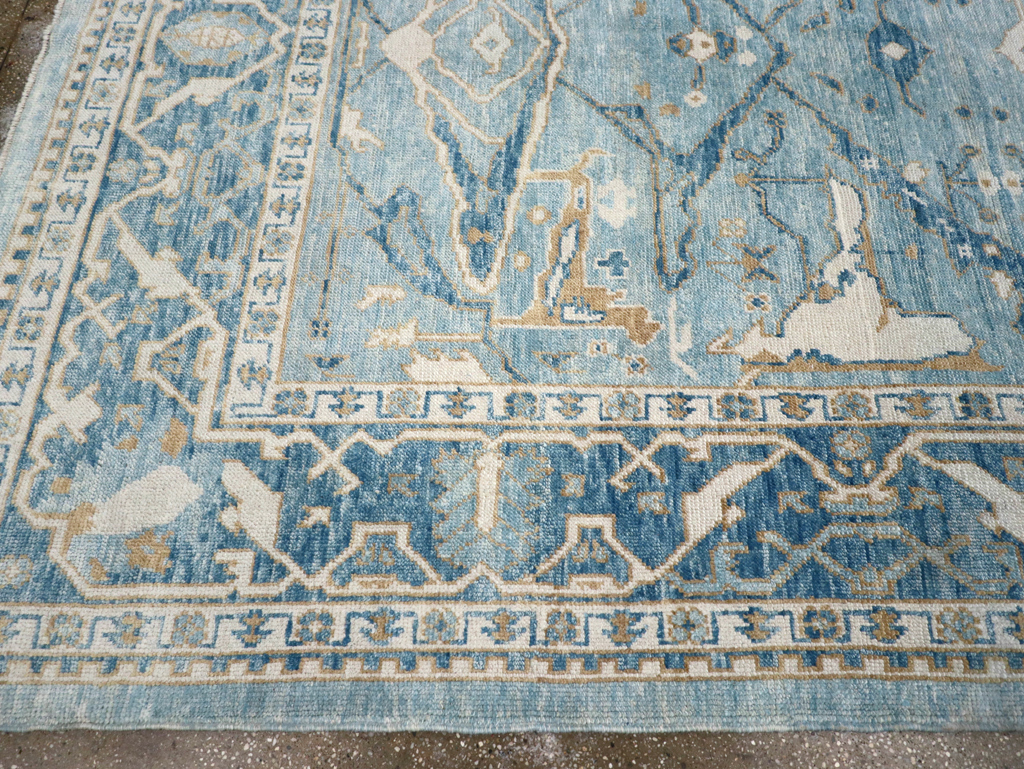Modern Turkish Oushak Carpet, No.30983 - Gsblank