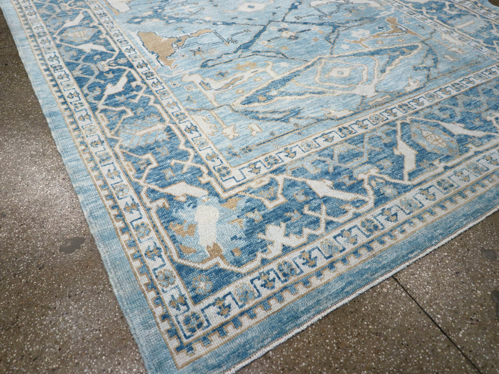 Modern Turkish Oushak Carpet, No.30983 - Gsblank