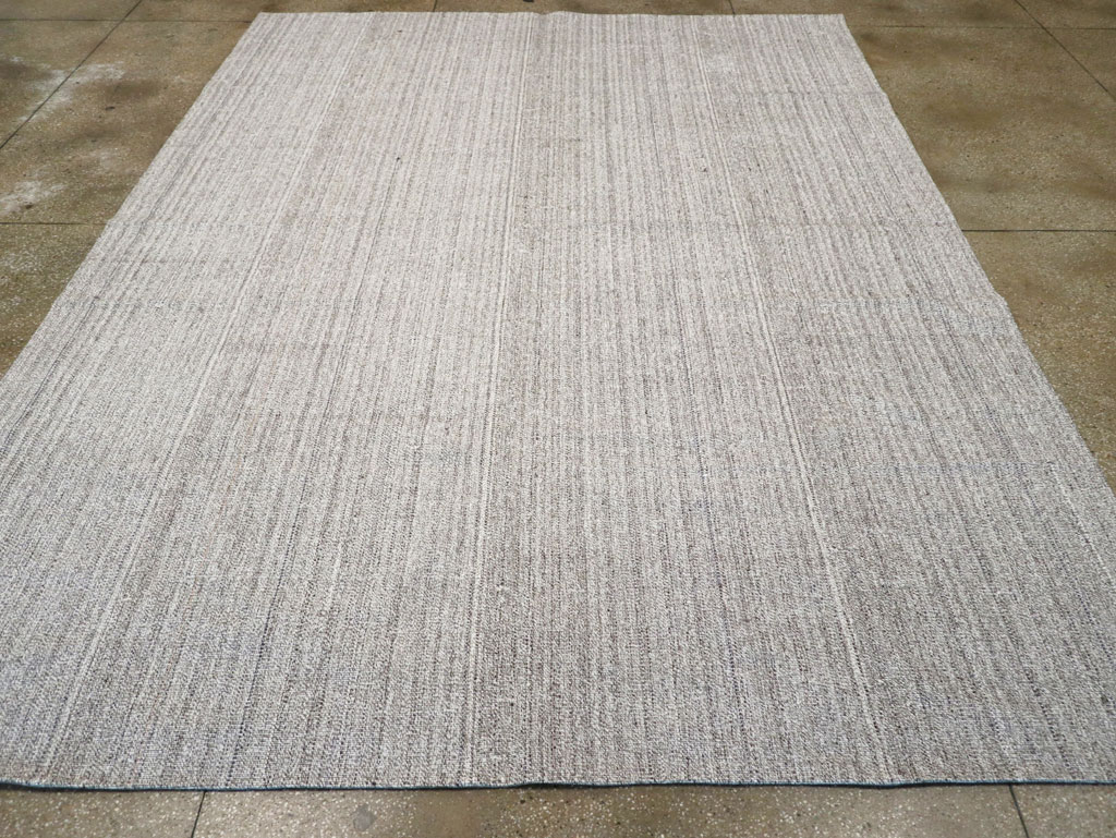 Vintage Turkish Flatweave Kilim Room Size Carpet, No.30987 - Gsblank