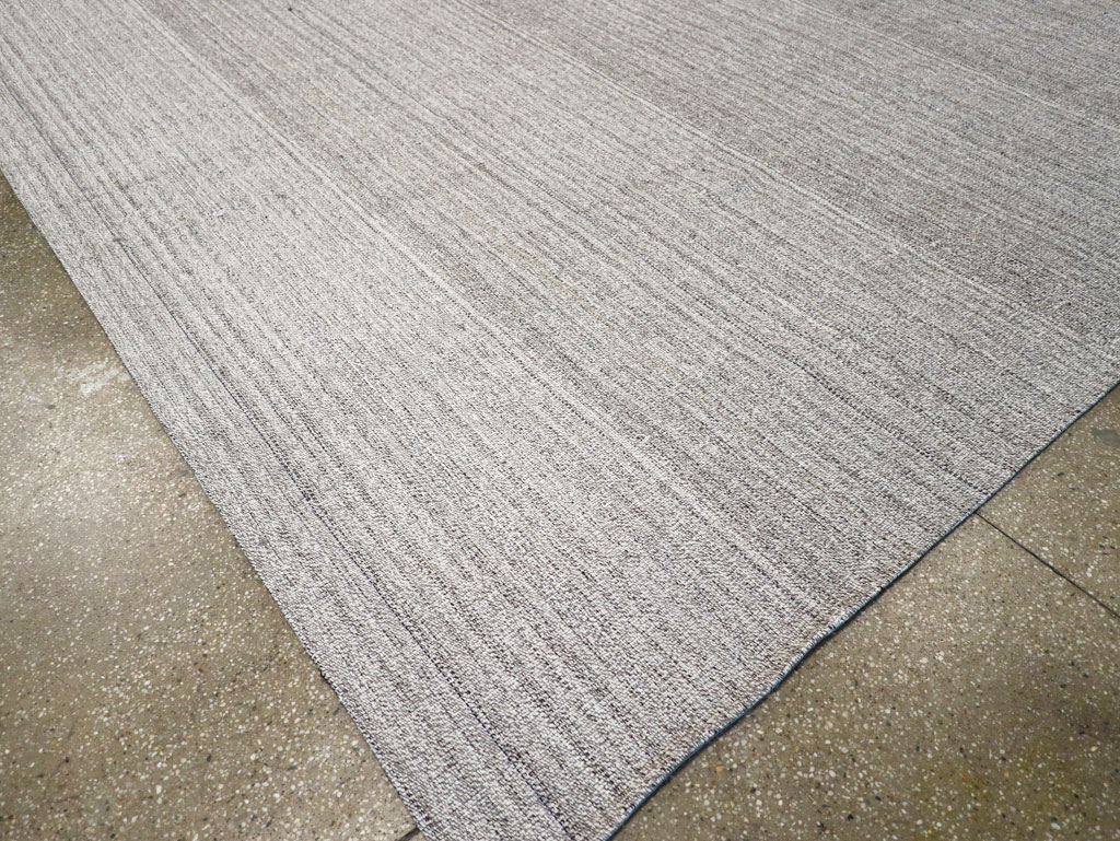 Vintage Turkish Flatweave Kilim Room Size Carpet, No.30987 - Gsblank